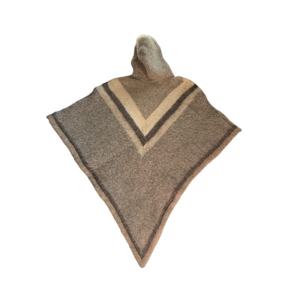 Icewool Vintage 100% Arctic Sheep Wool Poncho - Picture 2 of 4